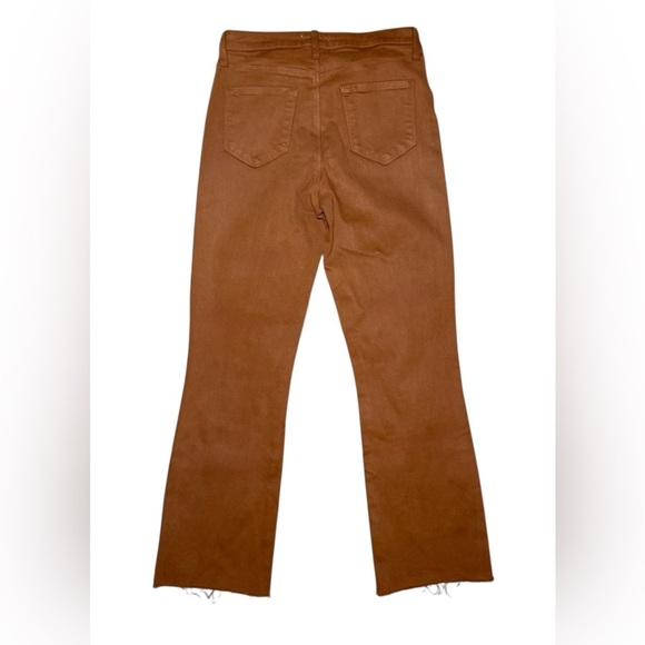 L’Agence Kendra High-Rise Coated Crop Flare Jean Size 27-
26” Inseam - Picture 8 of 10